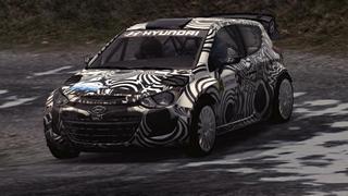 Hyundai i20 WRC test car mod
